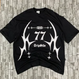 Camiseta Oversized Malhão “Tribal 77” Trip Side